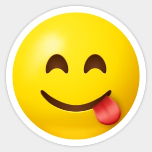 Food savoring emoji Sticker